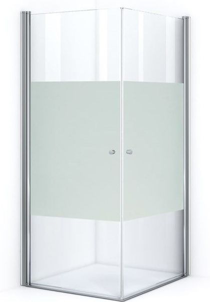 Zircon - Comfort - Douchecabine - Chroom - 90x90 cm - Draaideur - Vierkant