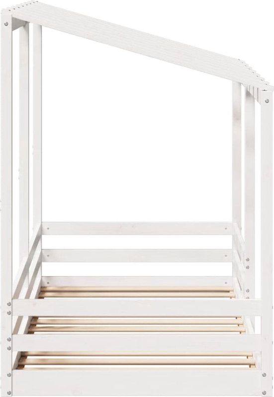 vidaXL Kinderbed - Wit - Massief Grenenhout