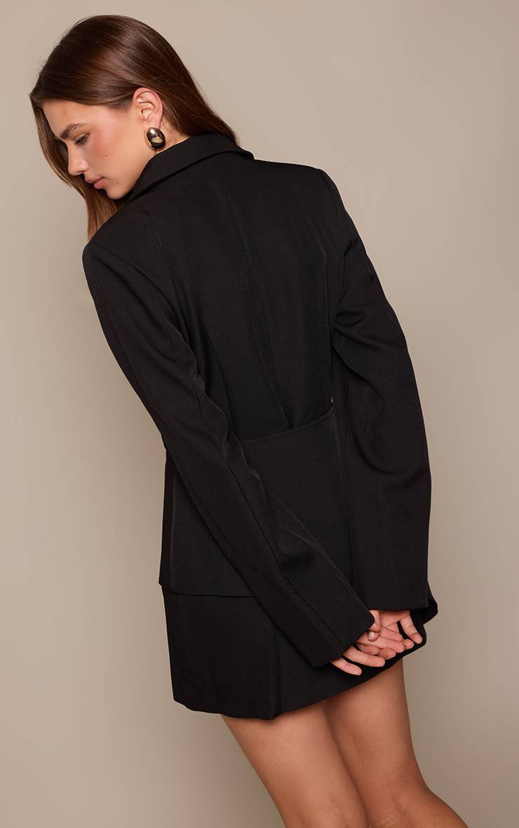 Robe Blazer À Détail Superposé