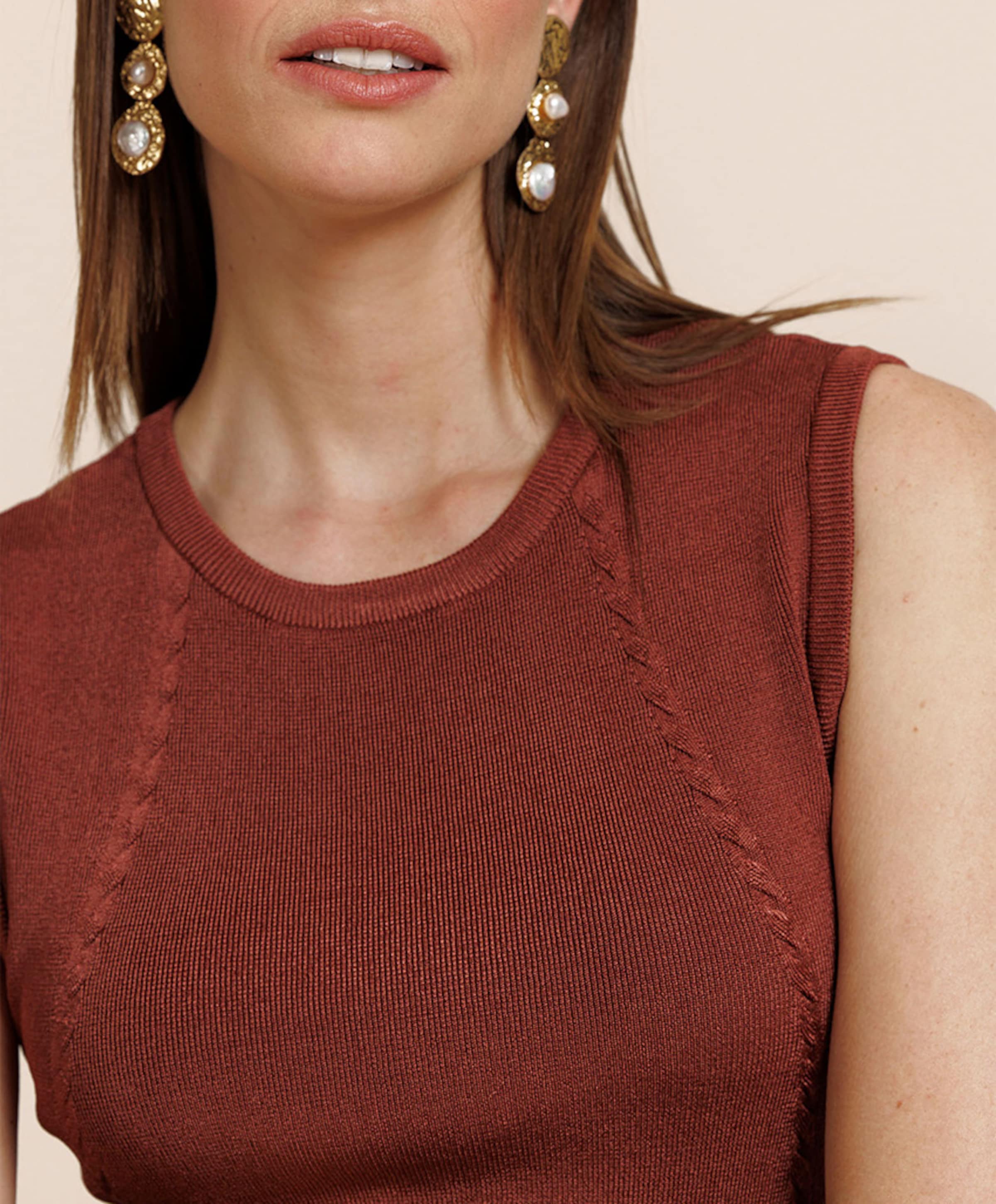 Studio Anneloes Dames top brique