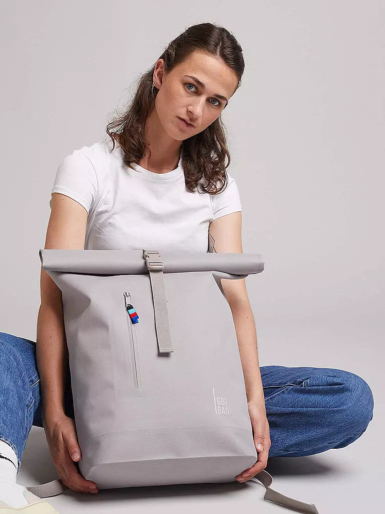 GOT BAG Rucksack ROLLTOP LITE hellgrau