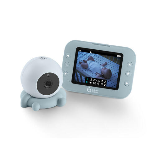 YOO-Roll Babyphone Vidéo Bleu - BABYMOOV