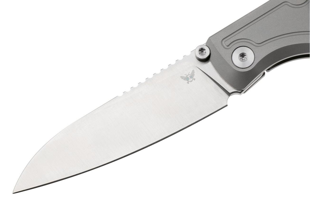 Flytanium Concourse 1445 Satin 14C28N, Blasted Titanium zakmes, Demeter Designworks design
