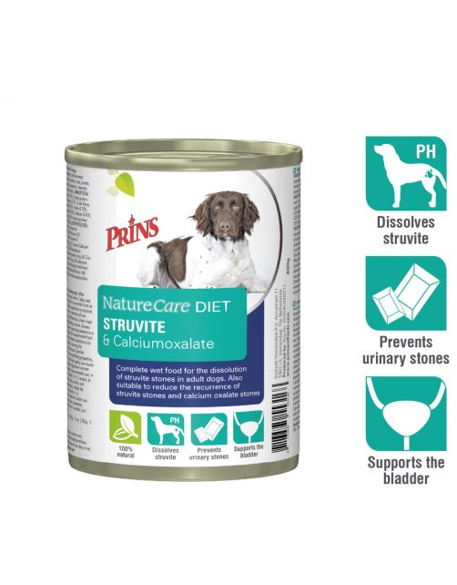 Prins Naturecare Diet Dog Struvite - Hondenvoer - 400 g