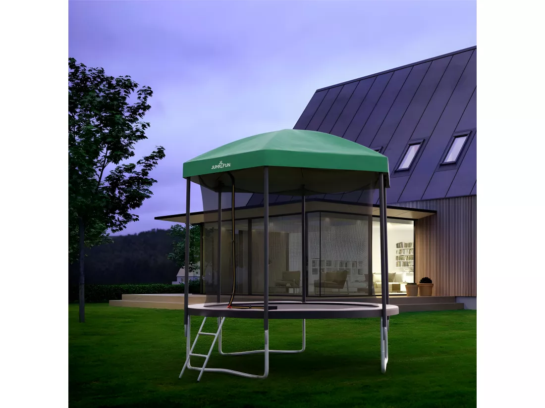 Tente cabane pour trampoline 10FT-305cm - Vert