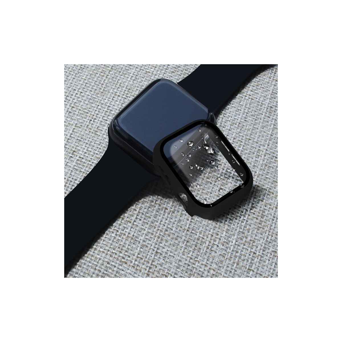 Skjermbeskytter til Apple Watch 4/5/6 (44 mm) og Apple Watch SE i herdet glass