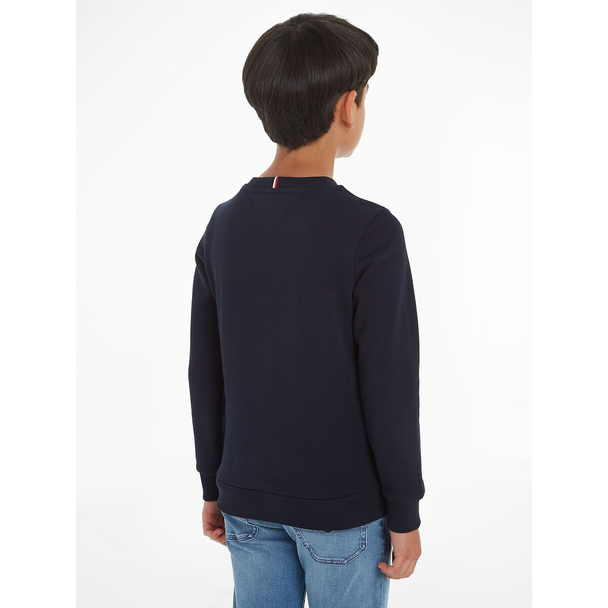 TOMMY HILFIGER<br>Suéter de gola redonda, fleece