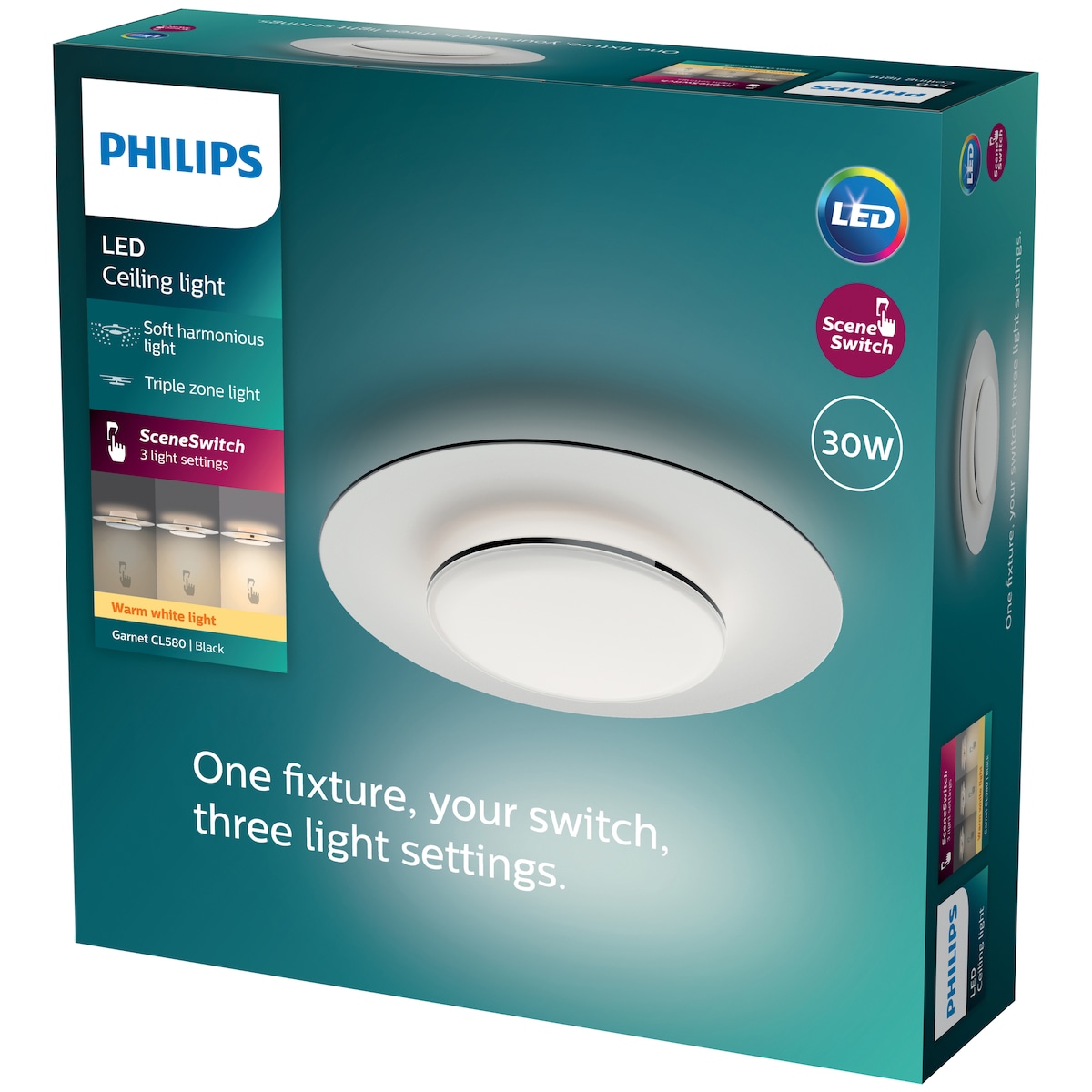 Philips Garnet taklampe 30W