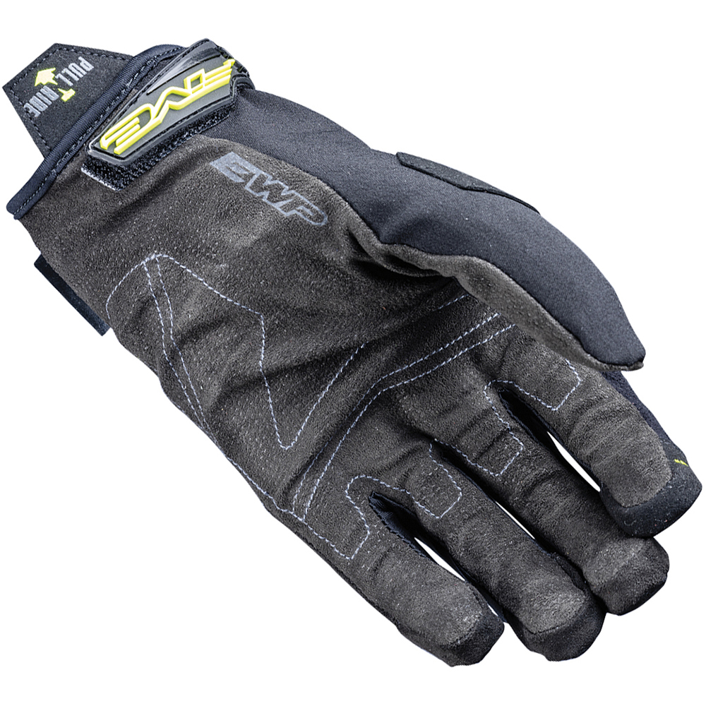 Five - Gants E-Waterproof Noir / Jaune fluo
