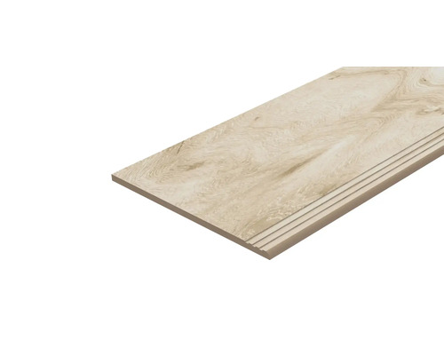 MIRAVA porseleinen steengoed traptegel OSLO beuken 29,8 x 120 x 0,9 cm UGL