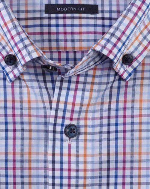 OLYMP| Herren Hemd LUXOR Modern Fit Kurzarm