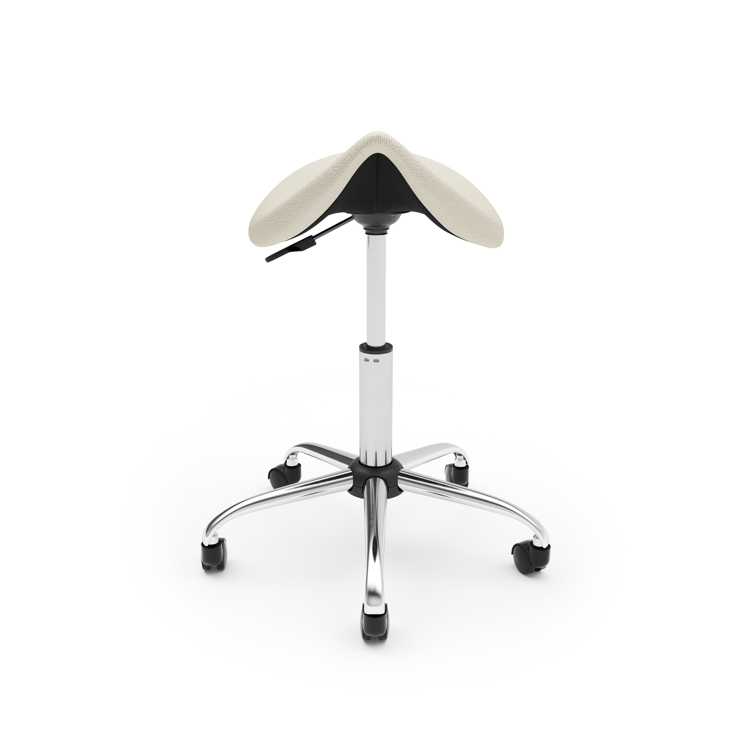 Sattelhocker Drehstuhl beige