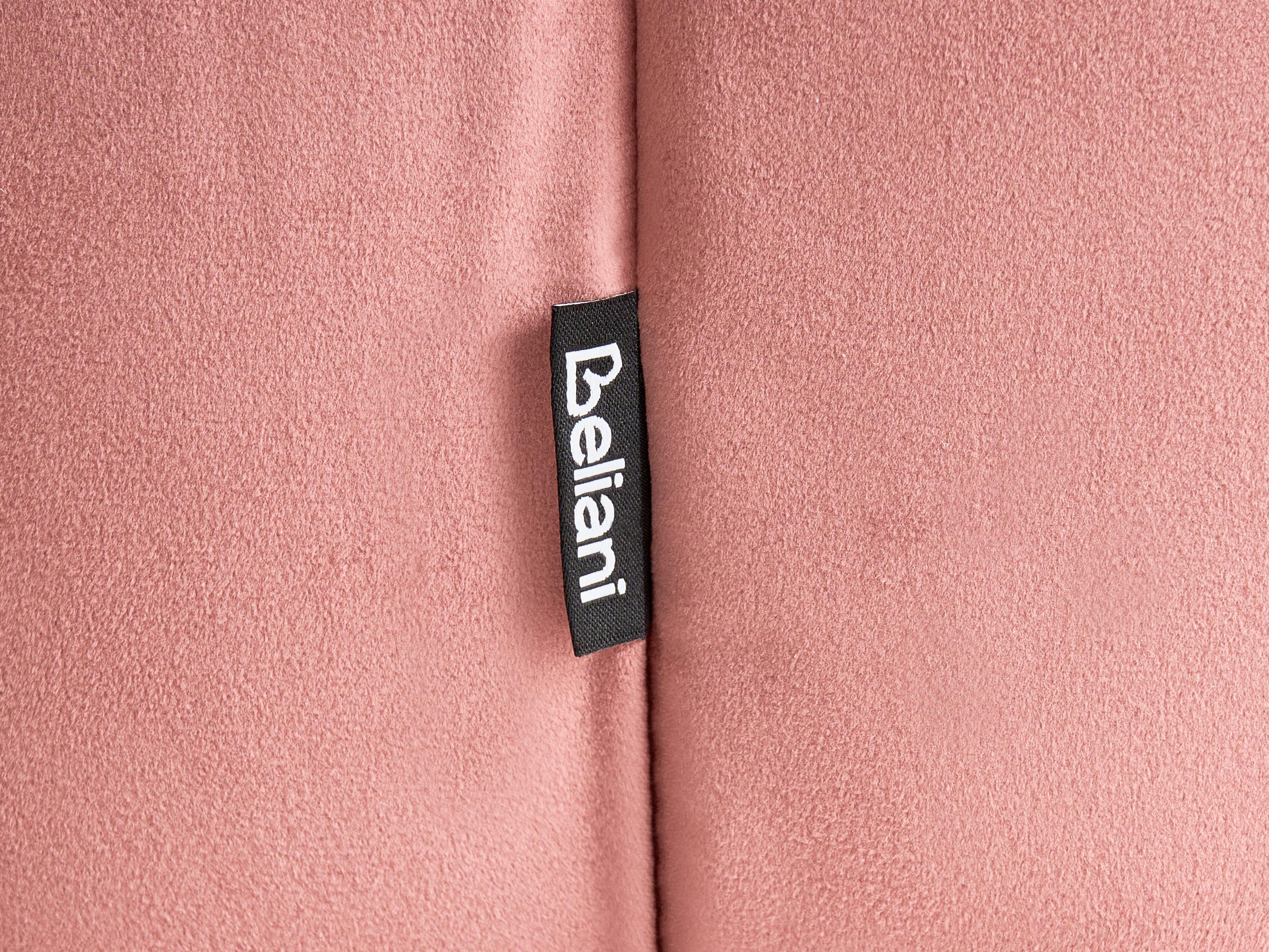 Poef TAPPEN Fluweel Roze
