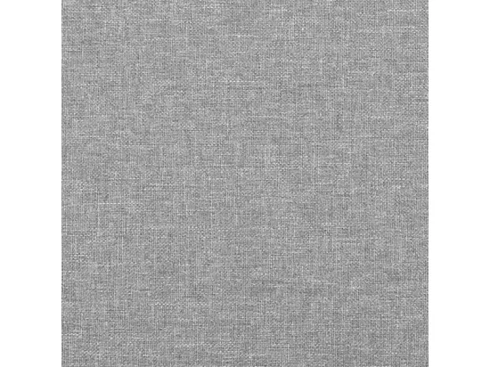 Sommier à lattes de lit Gris clair 200x200 cm Tissu