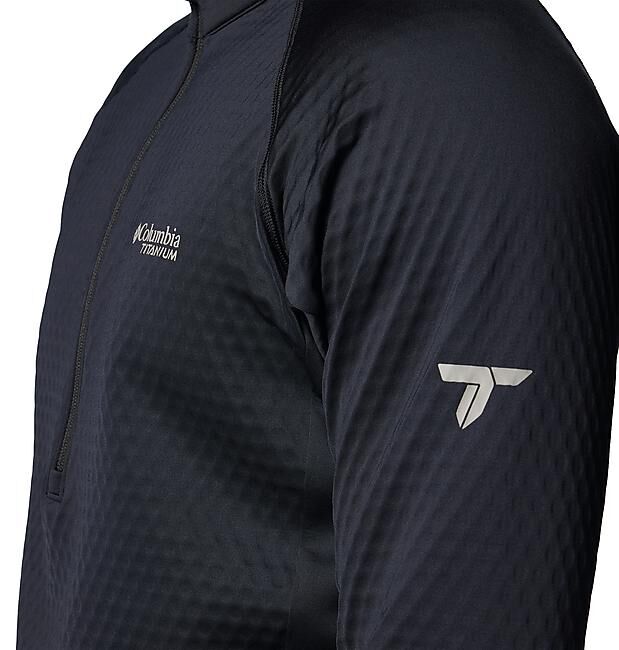 COLUMBIA - POLAIRE CRYSTAL LEAF OMNI HEAT HELIX HALF ZIP