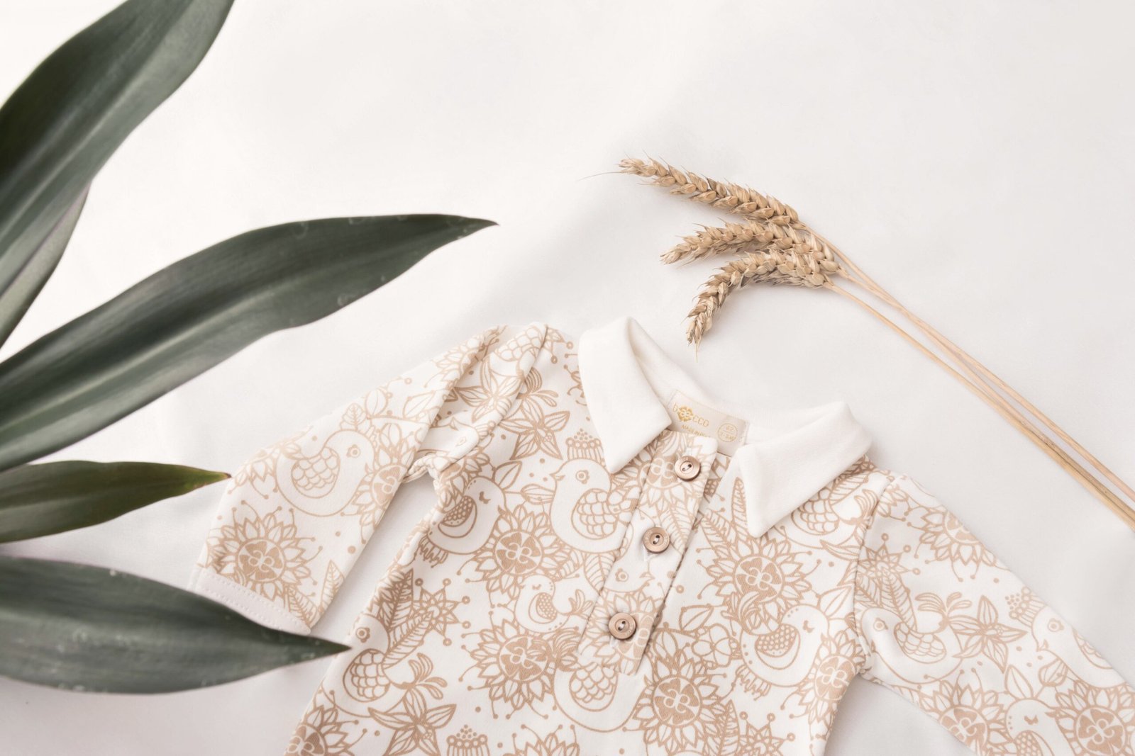 Buy Baby Boy Bodysuit with Collar | Made with 100% Cotton