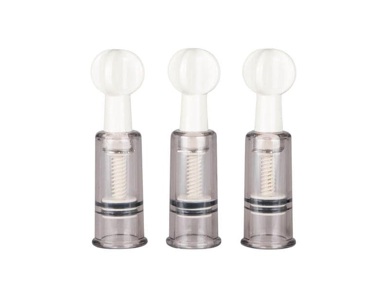 Easytoys Fetish Collection Nippel und Klitorissauger 3-teil Set für die Stimulation von Nippel und Klitoris