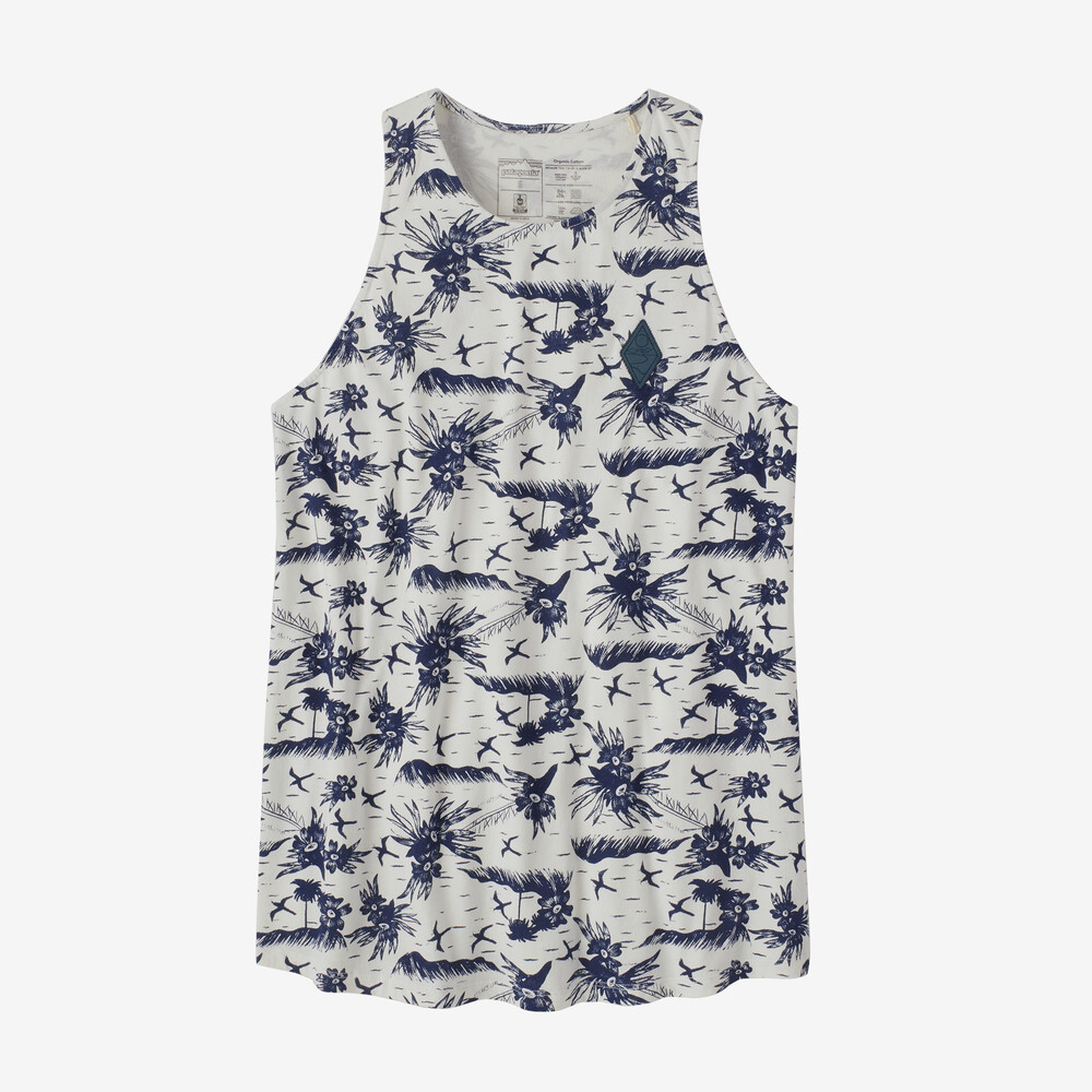 Wander Crest Bio-Tanktop für Damen mit hohem Kragen