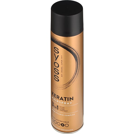 Hårspray m. keratin