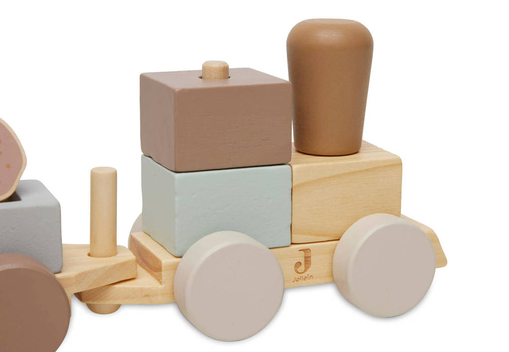 Houten speelgoedtrein 45x12 cm Farm
