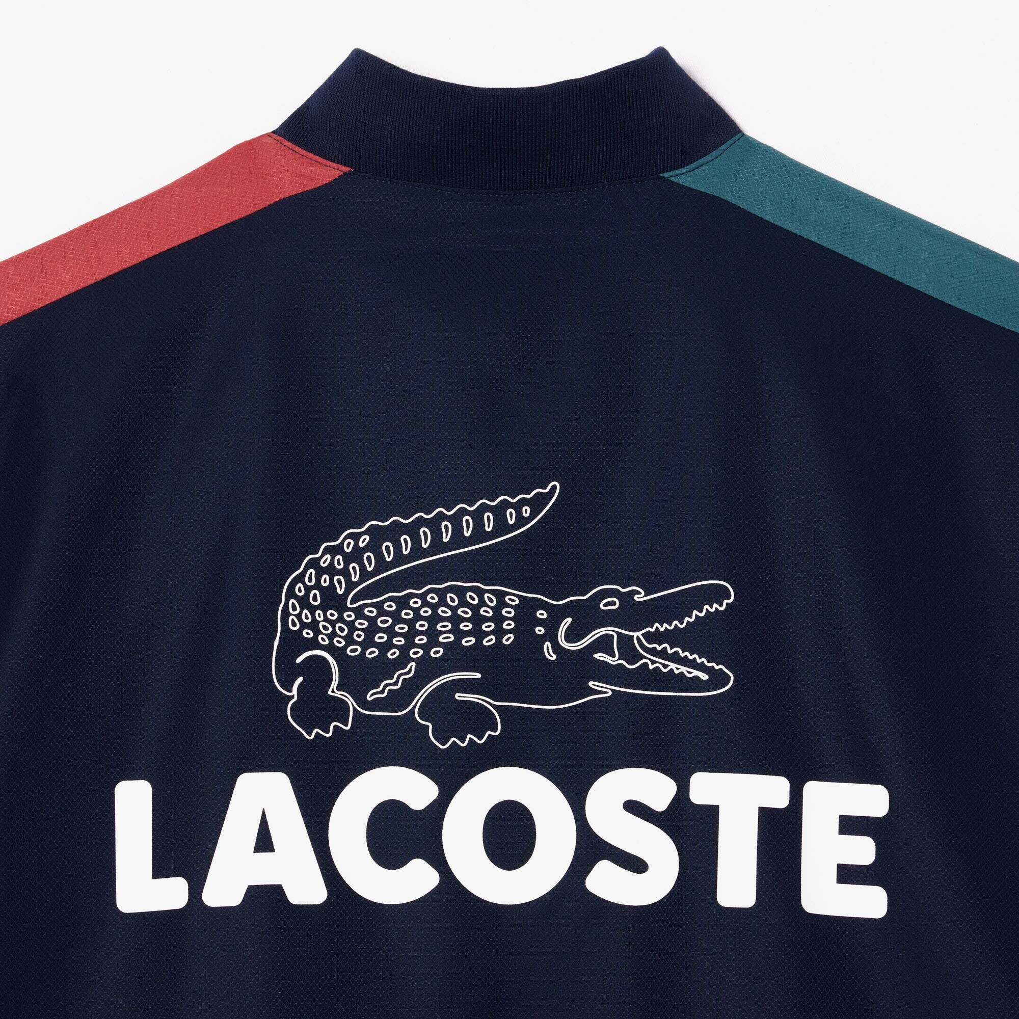 Tennis-Overall Colourblock Trainingsanzug-Sets - Blau - Lacoste - Herren