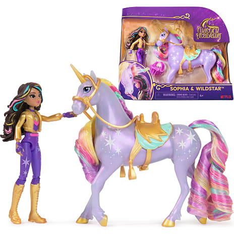 Unicorn Academy dukke og enhjørning - flere varianter - assorteret