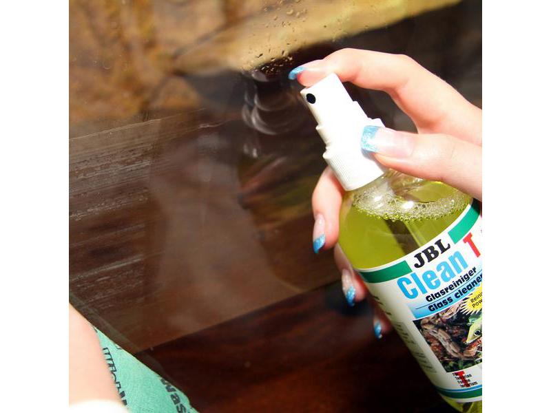 JBL Reinigungsmittel ProClean Terra, 250 ml Glasreiniger für Terrarienscheiben