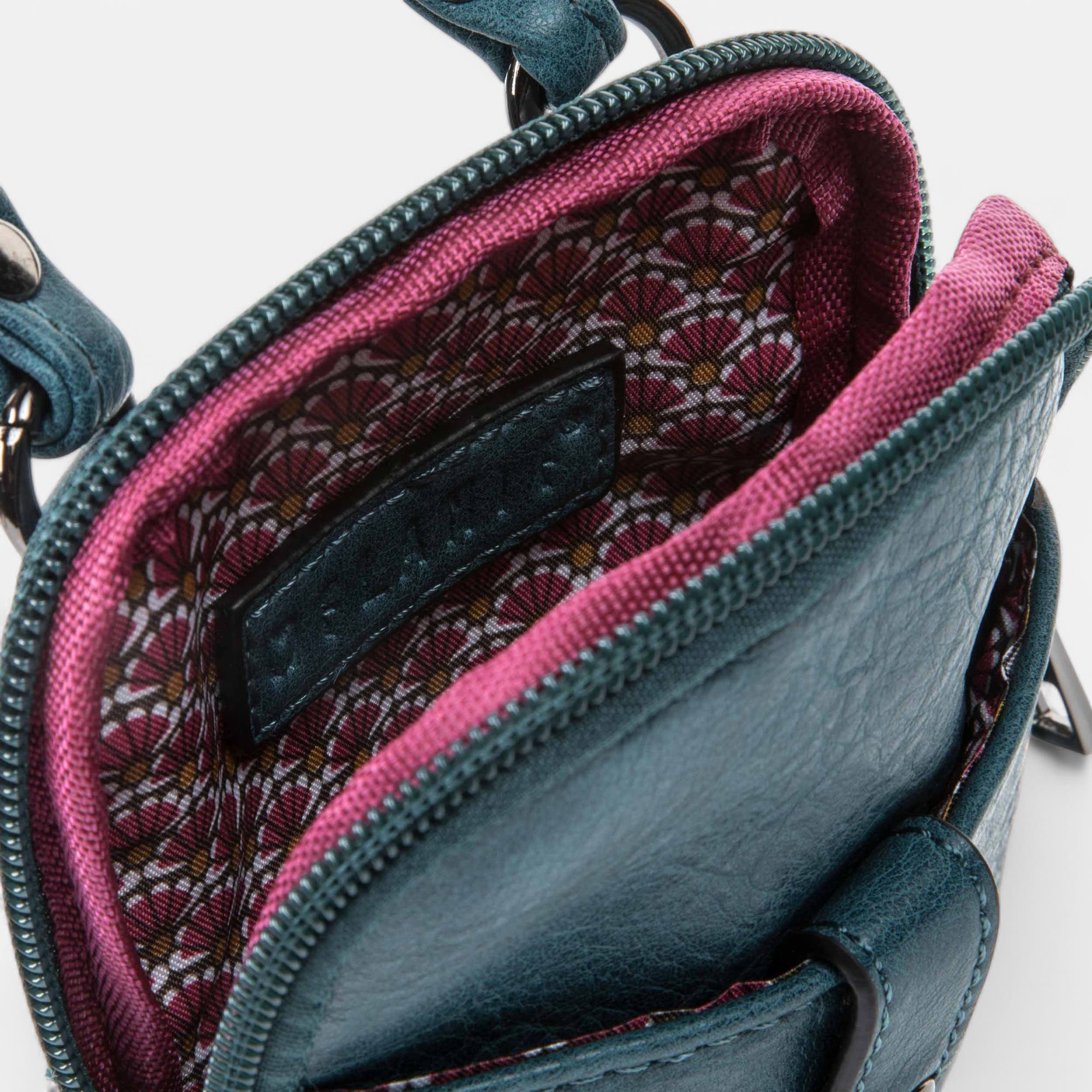 Pochette pour téléphone bleu