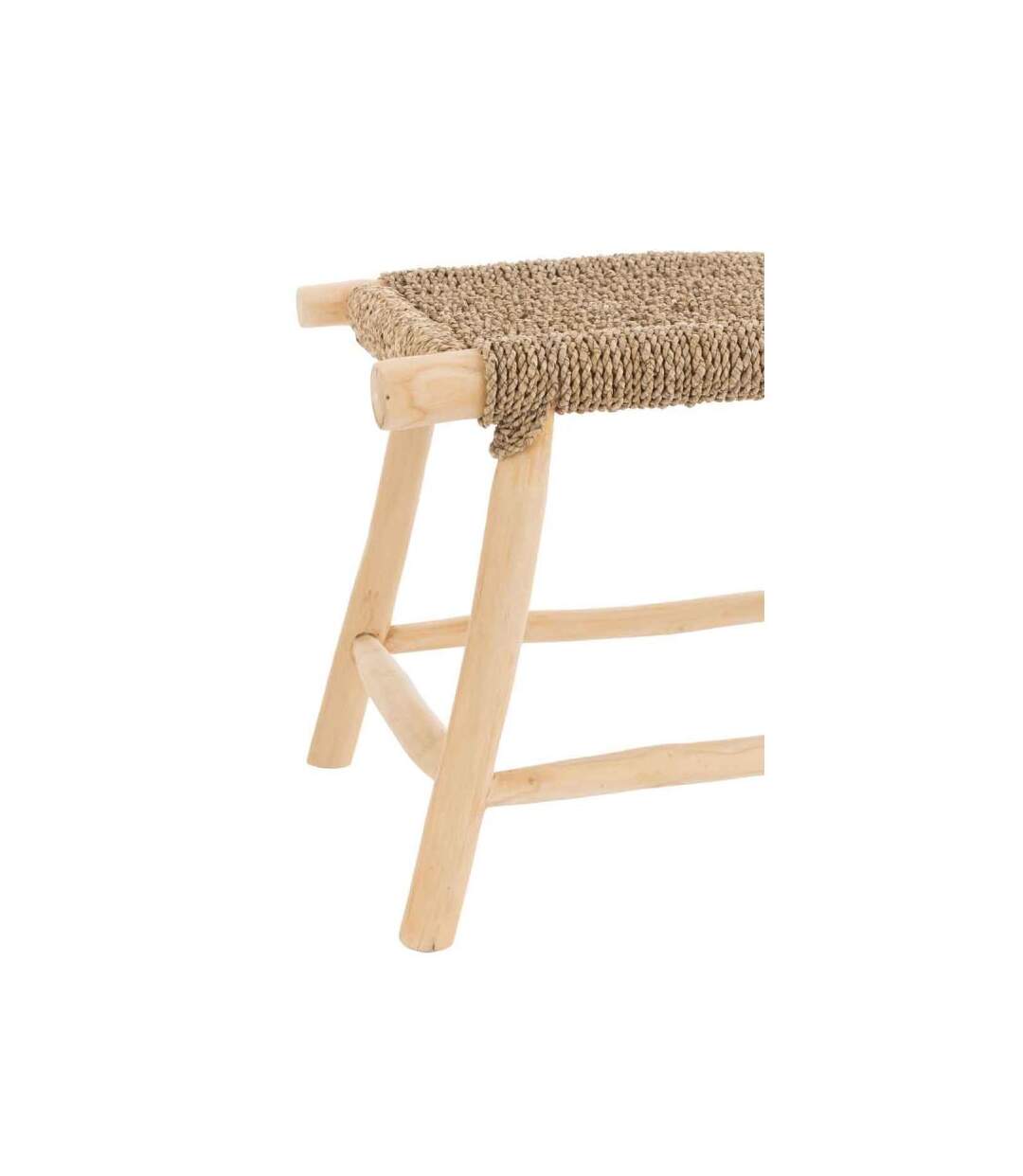 Paris Prix - Tabouret Design En Teck timo 60cm Naturel