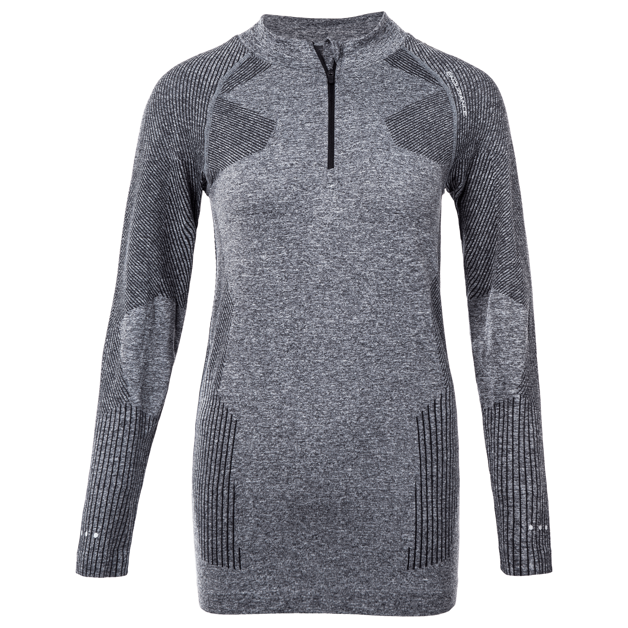 Endurance Vanilla W Melange Seamless Midlayer - Mellomlag