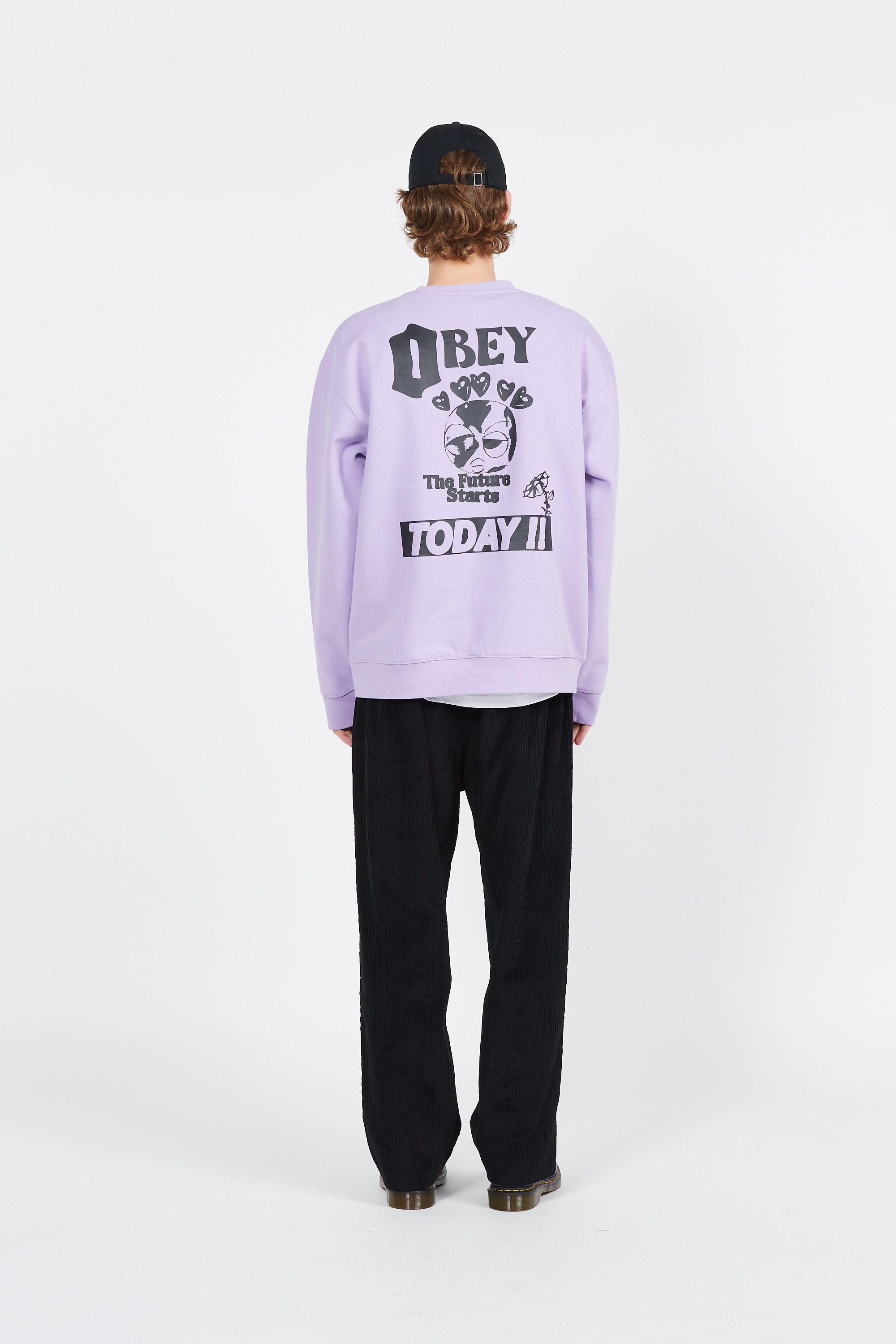 OBEY Sweatshirt  THE FURE START Violet