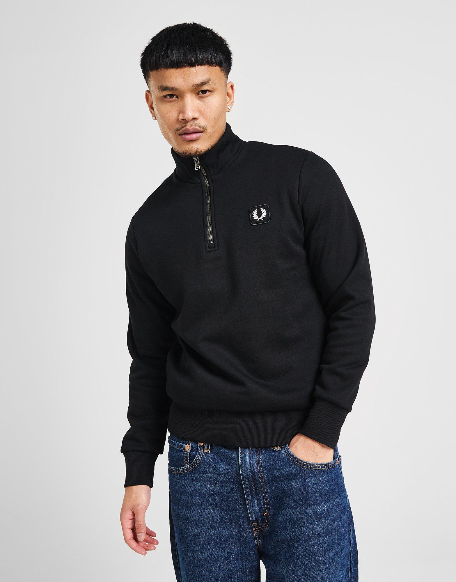 Fred Perry Sweat Zippé Badge Homme