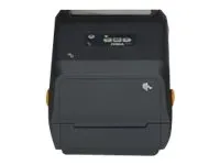 Zebra ZD421t - Etiketprinter - termo transfer - Rulle (11,2 cm) - 300 dpi - op til 102 mm/sek. - USB 2.0, USB vært, LAN - grå