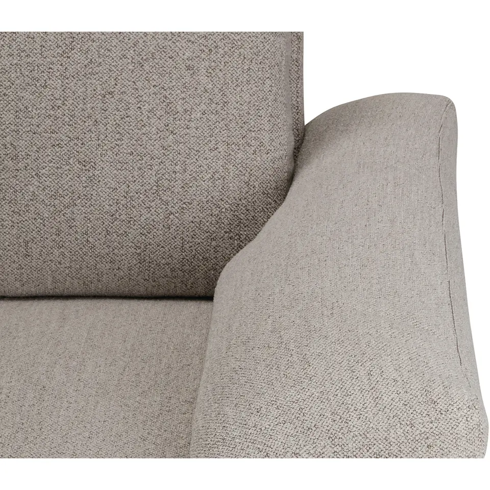 Bank Tom met chaise longue links - Monza - beige
