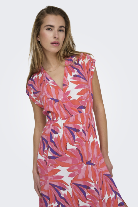Only roze dames jurk
