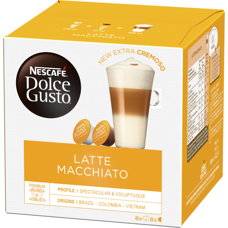 Nescafé Dolce Gusto Latte macchiato capsules