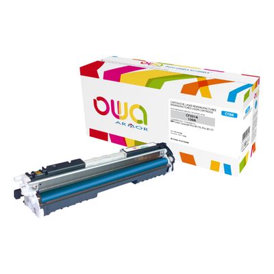 Cartouche laser compatible HP 130A - cyan - Owa K15729OW