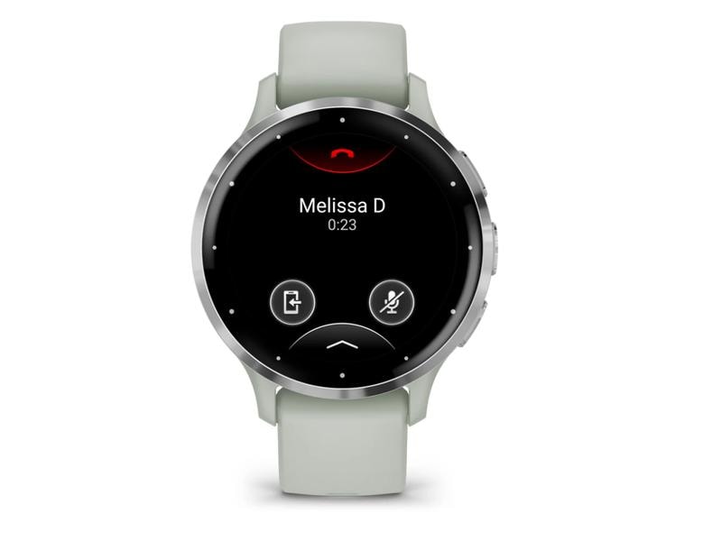 GARMIN Sportuhr Venu 3S Salbeigrau / Silber Smartwatch