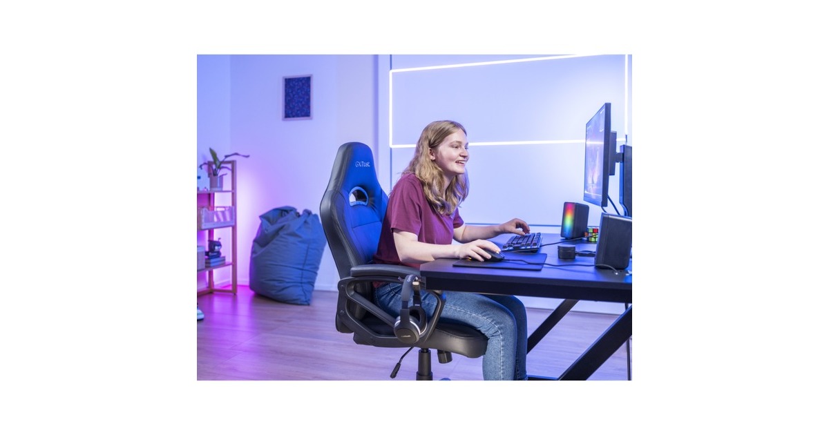 TrustGXT 611 WEZZ ILLUMINATED 2.0 RGB Speaker set pc-luidspreker  (Zwart, RGB leds)
