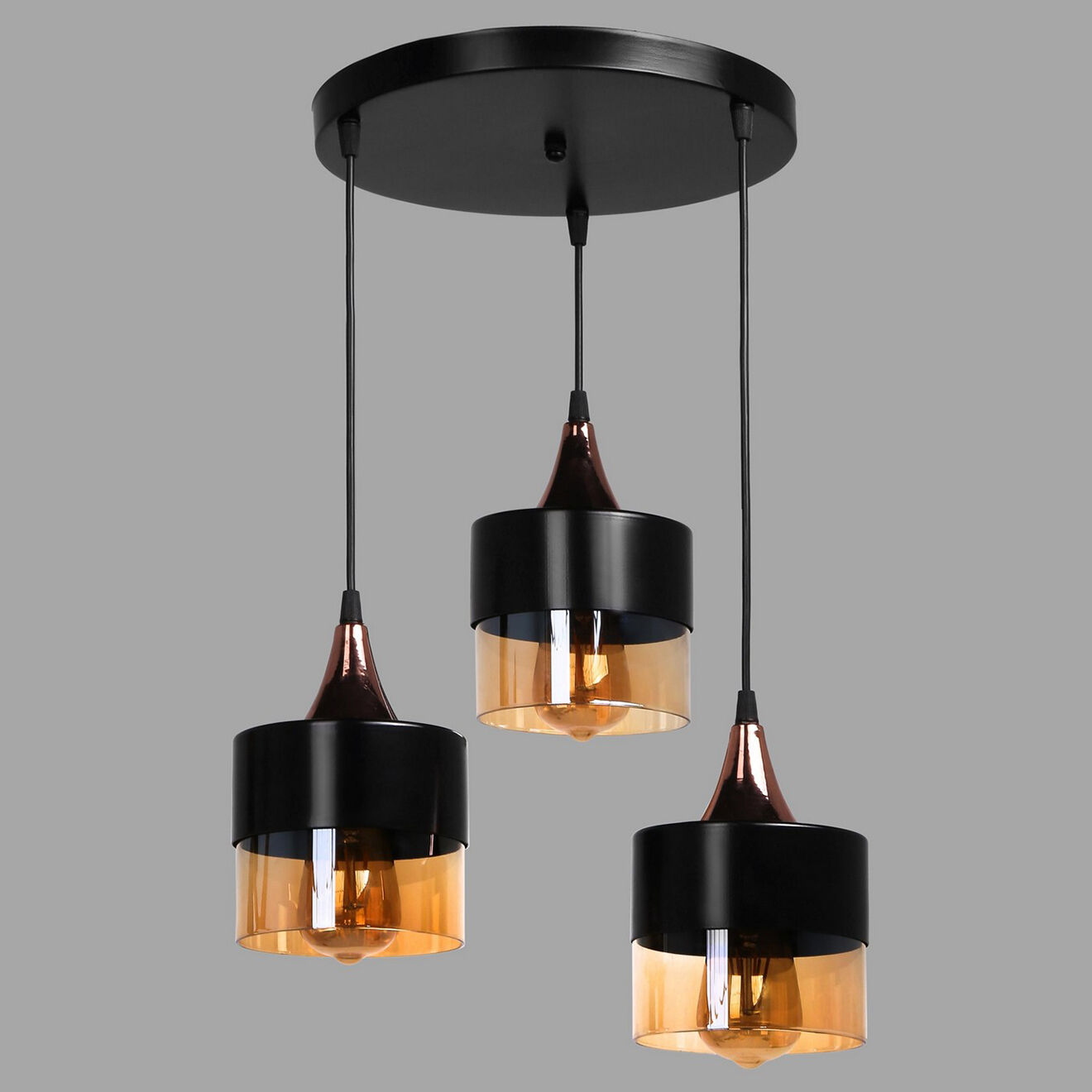 Opviq Suspension Gent noire - D.30x65 cm