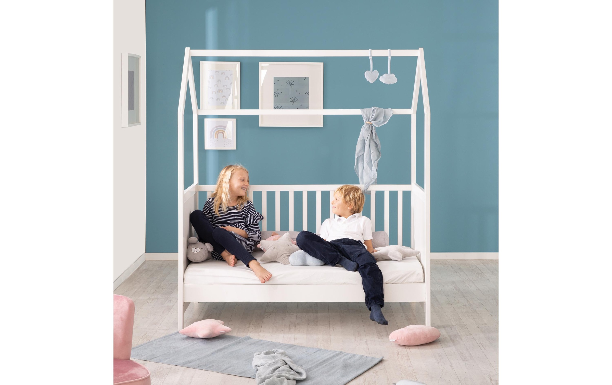 roba® Babybett »Hausbett 70x140 cm«