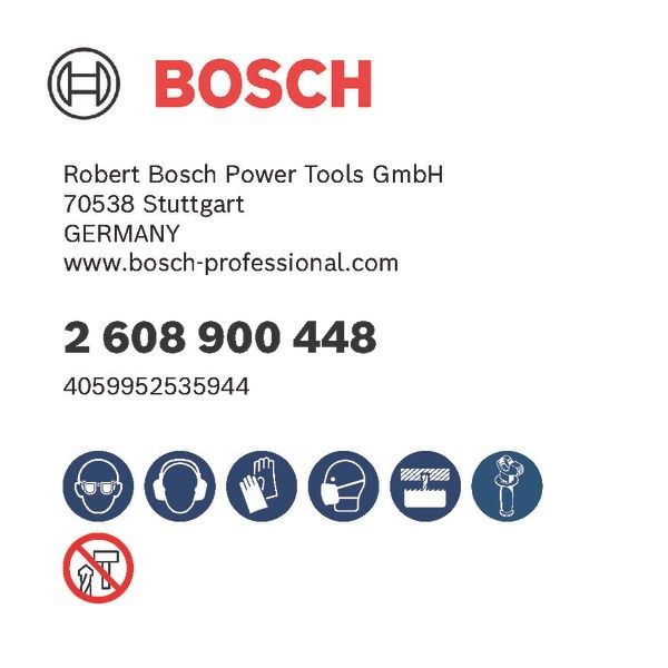 Bosch 2608900448 EXPERT Tough Material gatzagenset 20/22/25/32/35/40/44/51/60/68/76 mm 14-delig