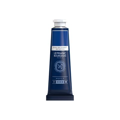 Lefranc Bourgeois - Peinture à l'huile - bleu cobalt - 40 ml