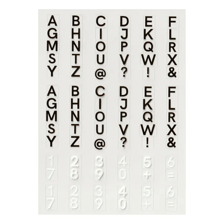 Ivine Stickers pour les ongles - Typo