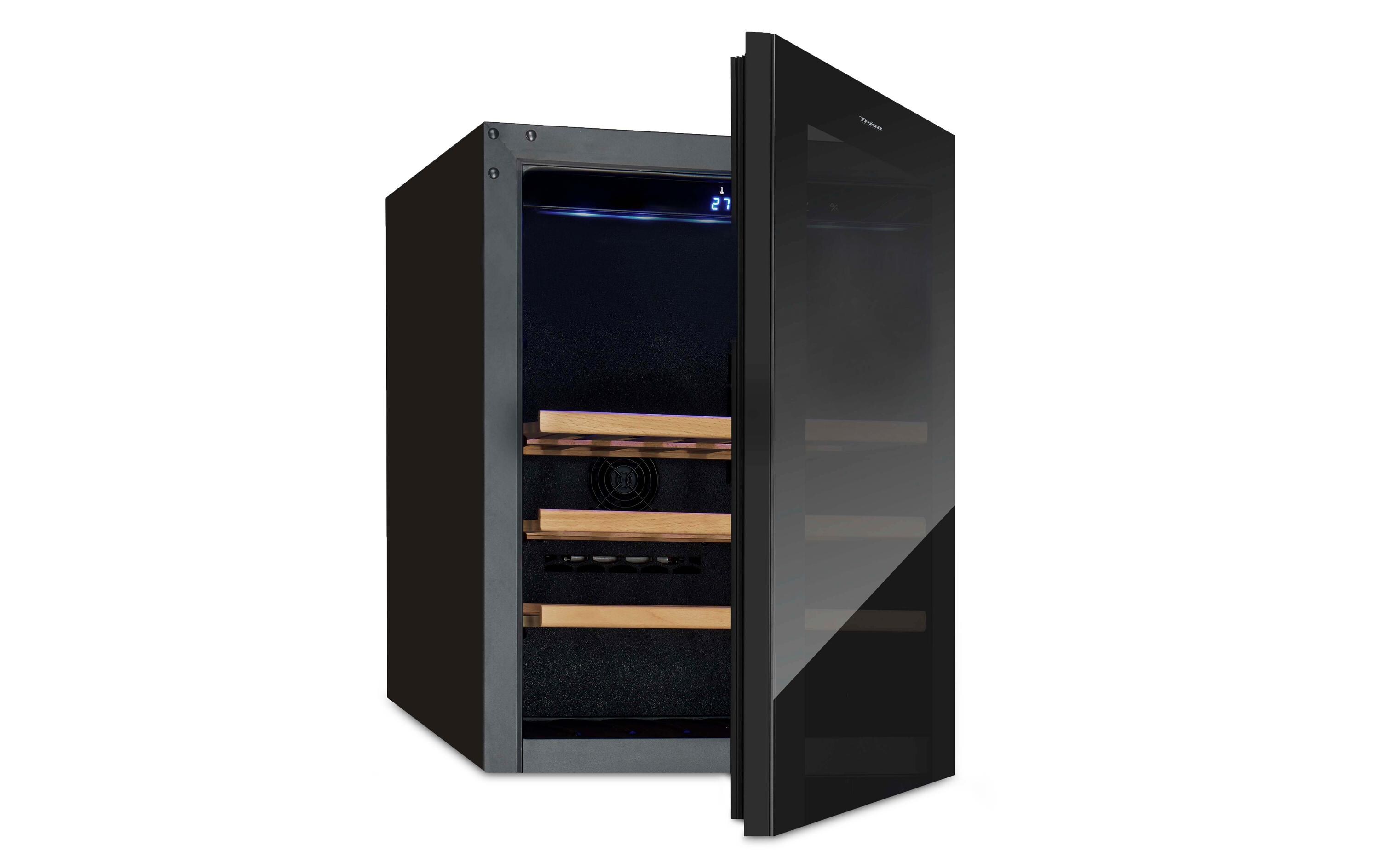 Weinklimaschrank 7736.0145 Schwarz, Rechts<br>Weinschrank, Freistehend