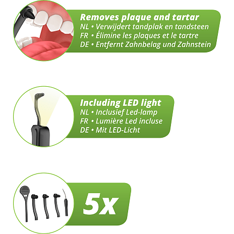Optismile tandrenser - sort