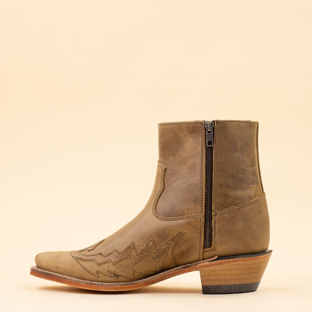 Old West MF1512 lage cowboylaarzen Bruin heren