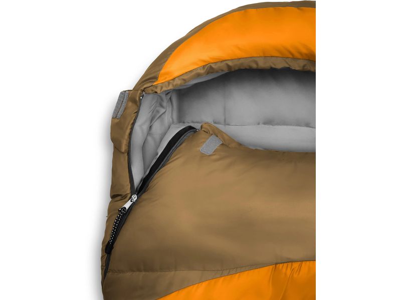 Where tomorrow Mumienschlafsack Polyester, Orange Schlafsack für eine Person