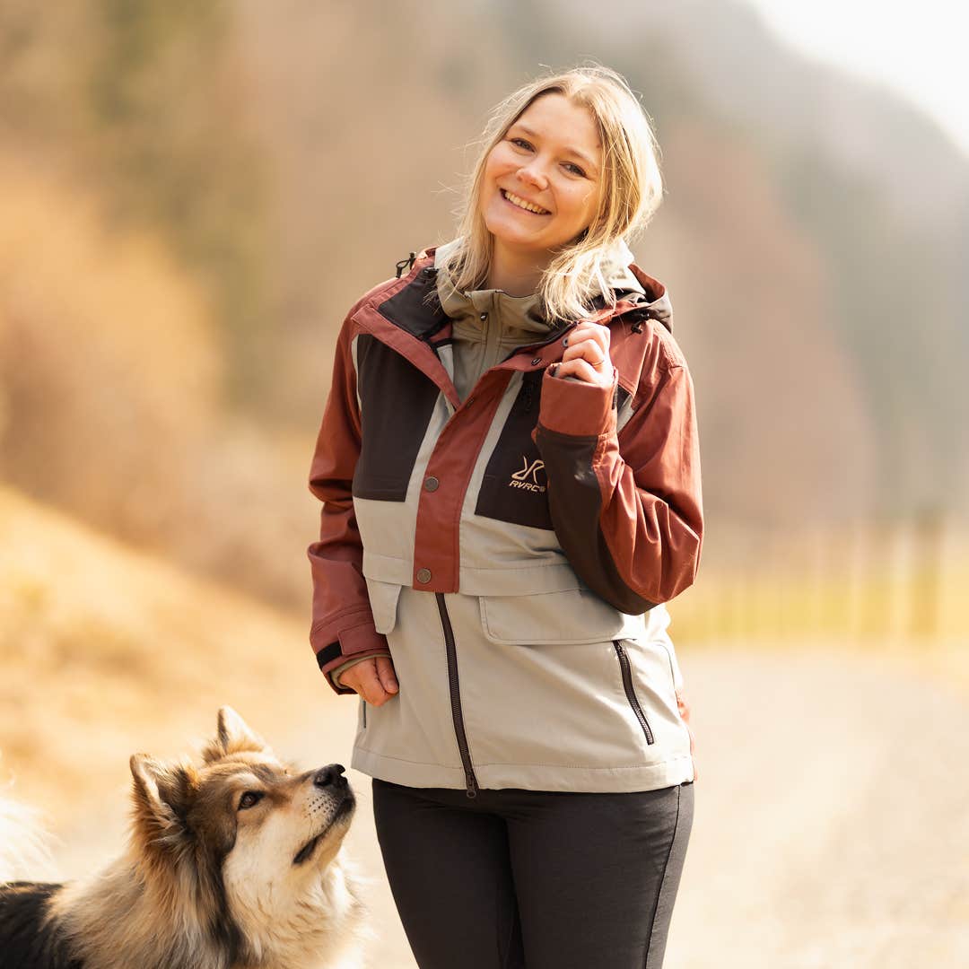 Rambler Lightweight Pro Jacket Dame Pink Mahogany/Aluminium