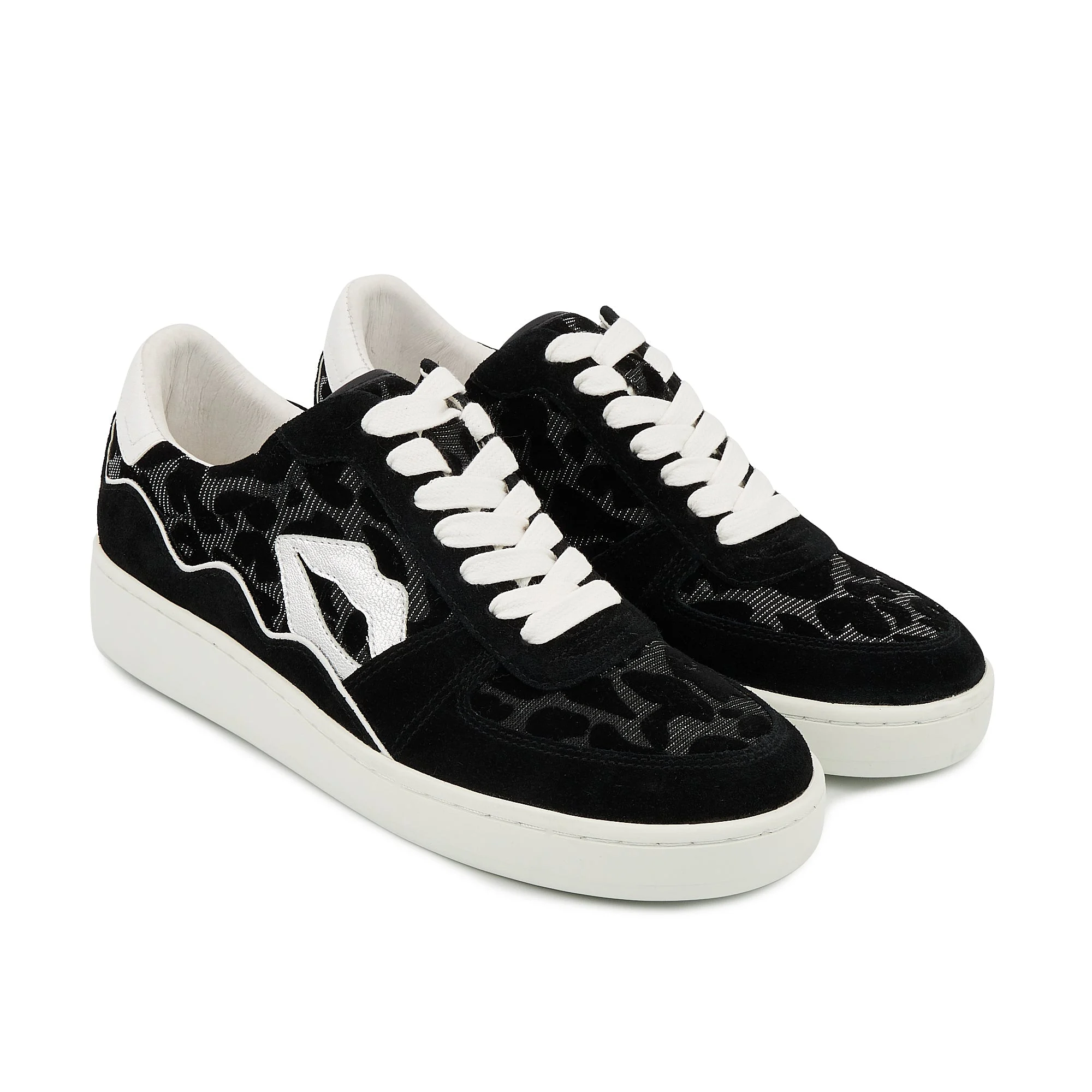 LOULOU - Sneakers en cuir | Noir